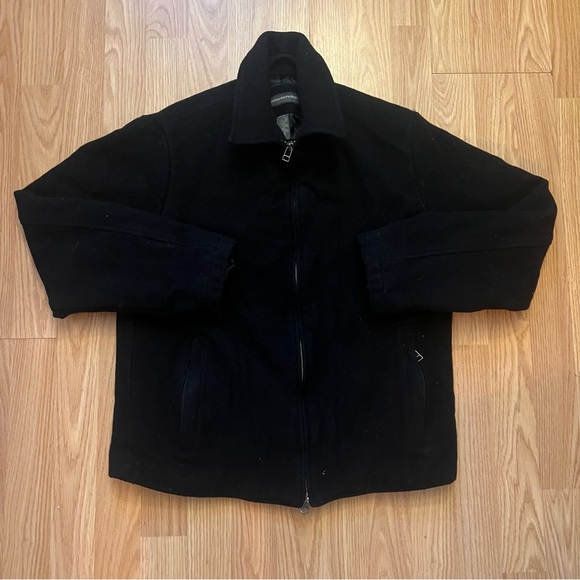 Banana Republic Other - Banana Republic Wool Cashmere Blend Men’s Size S Full Zip Jacket Black